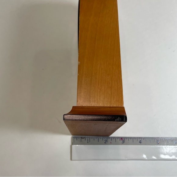 Wooden Inspirational desk clock with Quote Used. See photos for condition. - Picture 12 of 13